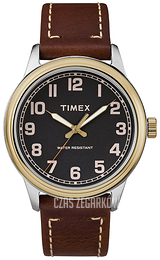 Timex Czarny/Skóra Ø40 mm TW2R22900