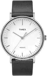 Timex Biały/Skóra Ø41 mm TW2R26300