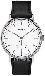 Timex Weekender Biały/Skóra Ø40 mm TW2R38000D7