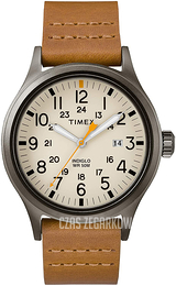 Timex Kremowy/Skóra Ø40 mm TW2R46400
