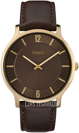 Timex Brązowy/Skóra Ø40 mm TW2R49800