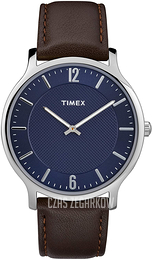 Timex Niebieski/Skóra Ø40 mm TW2R49900