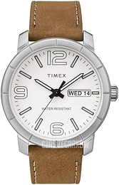 Timex Biały/Skóra Ø44 mm TW2R64100