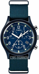 Timex Niebieski/Tkanina Ø40 mm TW2R67600VQ
