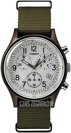 Timex Biały/Tkanina Ø40 mm TW2R67900D7