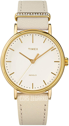 Timex Fairfield Biały/Skóra Ø37 mm TW2R70500VQ