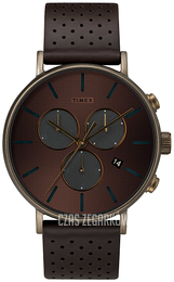 Timex Wielokolorowy/Skóra Ø41 mm TW2R80100