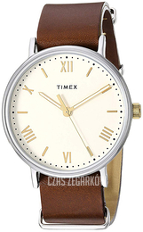 Timex Kremowy/Skóra Ø41 mm TW2R80400D7
