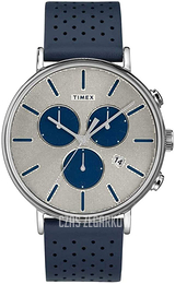 Timex Srebrny/Skóra Ø41 mm TW2R97700
