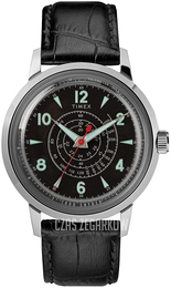 Timex Todd Snyder Czarny/Skóra Ø40 mm TW2T19500