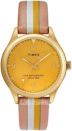 Timex Żółty/Skóra Ø34 mm TW2T26600