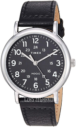 Timex Czarny/Skóra Ø40 mm TW2T30700