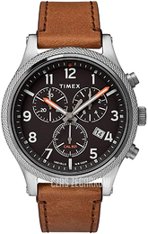 Timex Czarny/Skóra Ø42 mm TW2T32900