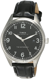 Timex Czarny/Skóra Ø42 mm TW2T69600