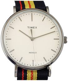 Timex Biały/Tkanina Ø42 mm TW2T97900LG