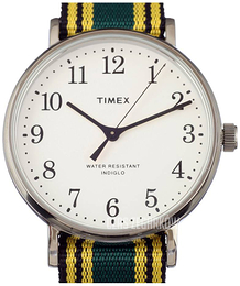 Timex Biały/Tkanina Ø42 mm TW2T98200LG