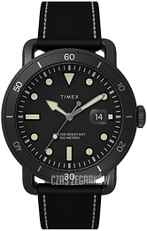 Timex Czarny/Skóra Ø42 mm TW2U01800