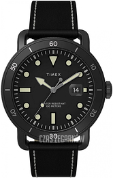 Timex Czarny/Skóra Ø42 mm TW2U01800D7