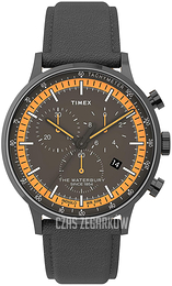 Timex The Waterbury Szary/Skóra Ø42 mm TW2U04900