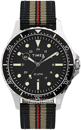 Timex Czarny/Tkanina Ø41 mm TW2U11100