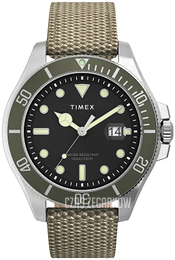 Timex Czarny/Skóra Ø43 mm TW2U81800