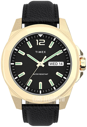 Timex Essex Avenue Czarny/Skóra Ø44 mm TW2U82100
