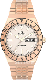 Timex Kremowy/Stal w kolorze różowego złota Ø38 mm TW2U95700