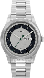 Timex The Waterbury Srebrny/Stal Ø39 mm TW2U99300