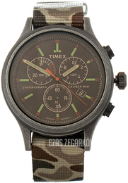 Timex Brązowy/Tkanina Ø43 mm TW2V09600LG