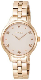 Timex Peyton Różowy/Stal w kolorze różowego złota Ø36 mm TW2V23400