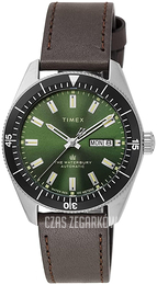 Timex The Waterbury Zielony/Skóra Ø40 mm TW2V24700