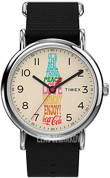 Timex Weekender Beżowy/Tkanina Ø38 mm TW2V29800