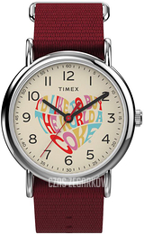 Timex Weekender Beżowy/Tkanina Ø38 mm TW2V29900