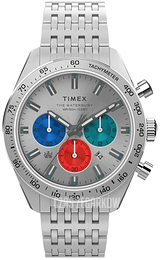 Timex The Waterbury Srebrny/Stal Ø41 mm TW2V42400