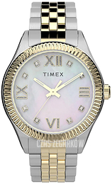 Timex Legacy Biały/Stal w odcieniu złota Ø36 mm TW2V45600