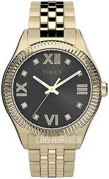 Timex Legacy Czarny/Stal w odcieniu złota Ø36 mm TW2V45700