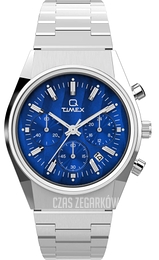 Timex Q Niebieski/Stal Ø40 mm TW2W33700