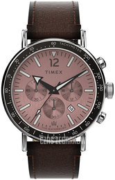 Timex The Waterbury Różowy/Skóra Ø43 mm TW2W47300