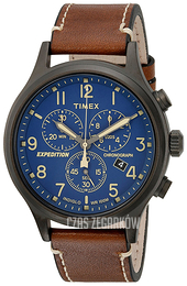 Timex Expedition Niebieski/Skóra Ø42 mm TW4B09000