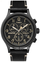 Timex Expedition Czarny/Skóra Ø42 mm TW4B09100