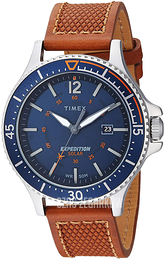 Timex Niebieski/Skóra Ø43 mm TW4B15000