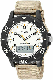 Timex Beżowy/Tkanina Ø40 mm TW4B16800
