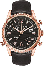 Timex Czarny/Skóra Ø44 mm TWEG16104