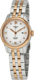 Tissot Le Locle Srebrny/Stal w kolorze różowego złota Ø29 mm T006.207.22.036.00