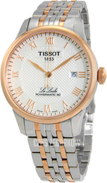 Tissot T-Classic Srebrny/Stal w kolorze różowego złota Ø39.3 mm T006.407.22.033.00