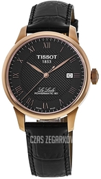 Tissot Le Locle Czarny/Skóra Ø39.3 mm T006.407.36.053.00