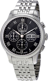Tissot Le Locle Czarny/Stal Ø42.3 mm T006.414.11.053.00