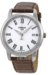 Tissot Classics Biały/Skóra Ø38 mm T033.410.16.013.00