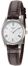 Tissot Tradition Biały/Skóra Ø25 mm T0630091601800