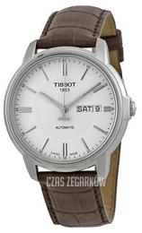Tissot Automatics III Srebrny/Skóra Ø39.7 mm T065.430.16.031.00